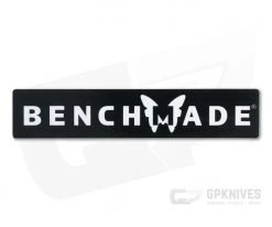 Benchmade Black and White Wordmark Sticker 100935F