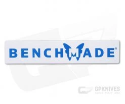 Benchmade White and Blue Wordmark Sticker 100936F