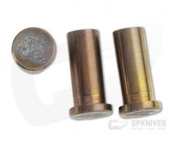 Hinderer Knives XM-24 4" Handle Nuts Stonewashed Bronze Horse Head 3 Set 1012