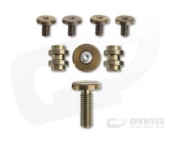 Hinderer Knives Complete Hardware Kit for Half Track Stonewashed Bronze 1014