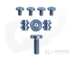 Hinderer Knives Complete Hardware Kit for Half Track Stonewashed Blue 1015