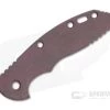 Hinderer Knives XM-18 3.5" Handle Scale Smooth Burgundy Canvas Micarta -Cheap Knife Accessories Store 1094 1 1