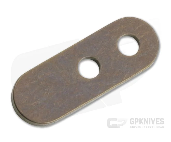 Hinderer Pocket Clip 2 Hole Filler Tab Titanium Stonewashed Bronze 3 Hinderer Pocket Clip 2 Hole Filler Tab Titanium Stonewashed Bronze