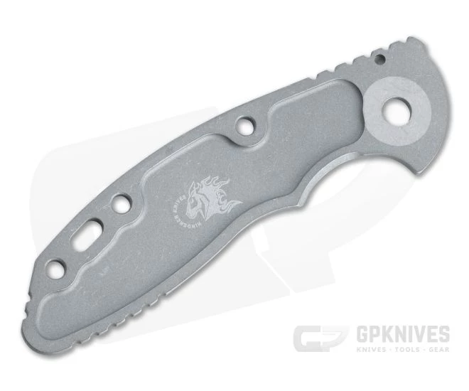 Hinderer Knives XM-18 3" Smooth Titanium Handle Scale Working Finish 4 Hinderer Knives XM-18 3" Smooth Titanium Handle Scale Working Finish - Image 2