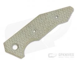 Hinderer Knives Halftrack Handle Scale Textured Natural Micarta 1175