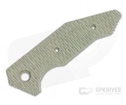 Hinderer Knives Halftrack Handle Scale Textured OD Green Micarta 1176
