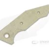 Hinderer Knives Halftrack Handle Scale Smooth Natural Micarta 1177 -Cheap Knife Accessories Store 1177 2