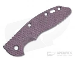 Hinderer Knives Skinny XM-18 3.5" Handle Scale Textured Burgundy Micarta 1242