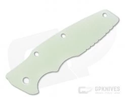 Hinderer Knives Eklipse 3.5" Handle Scale Textured Translucent Green G10 1263