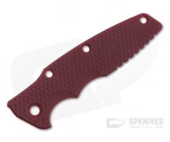 Hinderer Knives Eklipse 3.5" Handle Scale Textured Red G10 1265