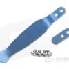Hinderer Solid Pocket Clip and Filler Tab Set Titanium Stonewashed Blue 1299 1 Hinderer Solid Pocket Clip and Filler Tab Set Titanium Stonewashed Blue 1299 -Cheap Knife Accessories Store 1299 1 1