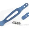 Hinderer Standard Pocket Clip and Filler Tab Set Titanium Battle Blue 1304 -Cheap Knife Accessories Store 1304 1 1