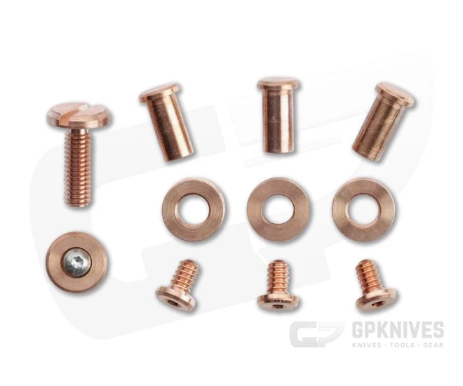 Hinderer Knives Complete Hardware Kit XM-18 3.5" Copper 3 Hinderer Knives Complete Hardware Kit XM-18 3.5" Copper