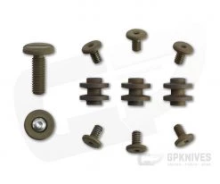 Hinderer Knives Complete Hardware Kit Eklipse 3.5" Titanium Battle Bronze 1356