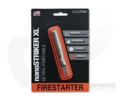 Exotac nanoSTRIKER XL Titanium Ferro Rod Fire Starter 3100-TI