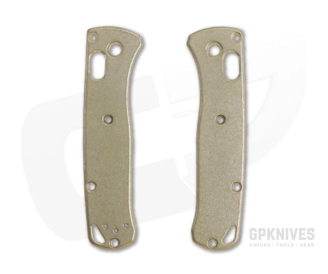 Flytanium Benchmade Mini Bugout Scales Antique Stonewashed Brass 3 Flytanium Benchmade Mini Bugout Scales Antique Stonewashed Brass