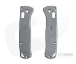 Flytanium Benchmade Mini Bugout Scales Antique Stonewashed Titanium