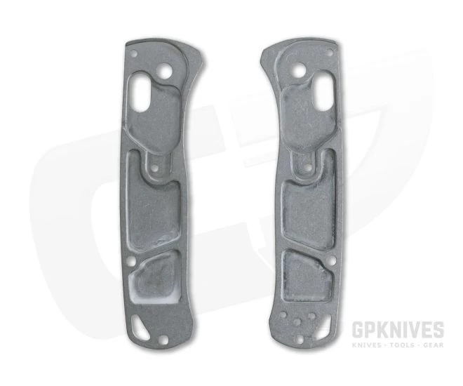 Flytanium Benchmade Mini Bugout Scales Antique Stonewashed Titanium 4 Flytanium Benchmade Mini Bugout Scales Antique Stonewashed Titanium - Image 2