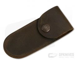 Case Leather Soft Leather Snap Close Belt Sheath 50003