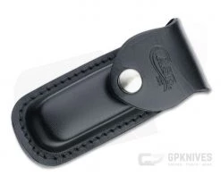 Case Knives XX Medium Leather Belt Sheath Black 52236