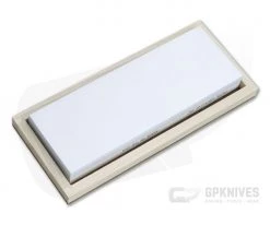 Pride Abrasive 8" Aluminum Oxide Water Stone 1000/6000 Dual Grit w/ Box