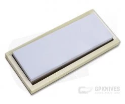 Pride Abrasive 8" Aluminum Oxide Water Stone 400/3000 Dual Grit w/ Box