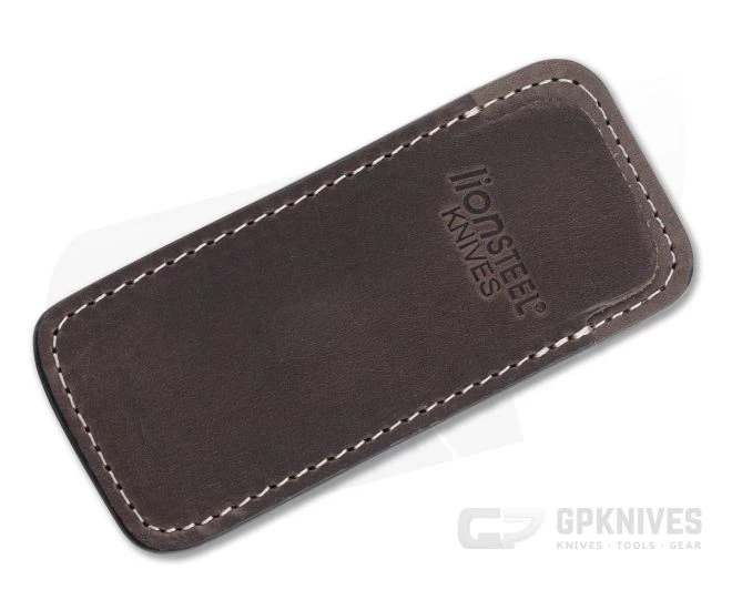 LionSteel Vertical Leather Sheath with Clip Brown 900FDV3-BR 3 LionSteel Vertical Leather Sheath with Clip Brown 900FDV3-BR