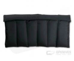 Black Cordura Knife Storage Pouch with 12 Compartments