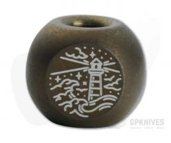 Audacious Concept Adventure Bead Bronze Titanium Lanyard Bead ADV-TIT-BRZ