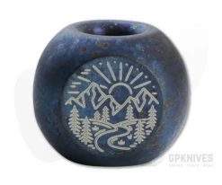 Audacious Concept Adventure Bead Thunder Sky Titanium Lanyard Bead ADV-TIT-SKY -Cheap Knife Accessories Store adv tit sky 3