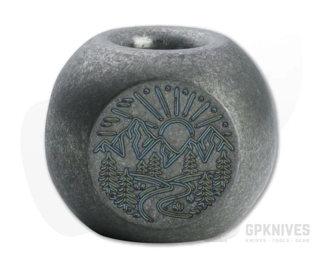 Audacious Concept Adventure Bead Stonewashed Titanium Lanyard Bead ADV-TIT-STW 5 Audacious Concept Adventure Bead Stonewashed Titanium Lanyard Bead ADV-TIT-STW - Image 3