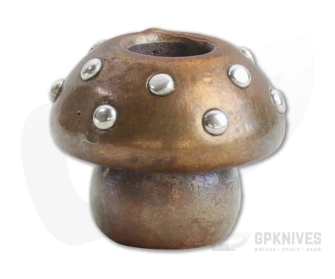 Audacious Concept Amanita Mushroom Bead Medium Copper/Silver Lanyard Bead AMN-CPR-SLV 3 Audacious Concept Amanita Mushroom Bead Medium Copper/Silver Lanyard Bead AMN-CPR-SLV