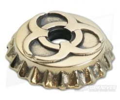 Lion Armory Beer Cap Toxic Bead Brass