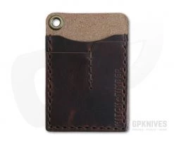 Hitch & Timber Card Caddy Autumn Harvest Leather EDC Slip Pouch Wallet & Pen Holder