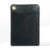 Hitch & Timber Card Caddy Black Leather EDC Slip Pouch Wallet & Pen Holder -Cheap Knife Accessories Store cardcaddy bk 1