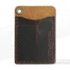 Hitch & Timber Card Caddy Brown Nut Leather EDC Slip Pouch Wallet & Pen Holder -Cheap Knife Accessories Store cardcaddy bn