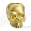 Schmuckatelli Classic Skull Bead Matte Gold Finish -Cheap Knife Accessories Store cmg