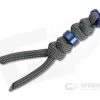 Chris Reeve Large Sebenza/Umnumzaan Lanyard Charcoal with Blue Bead -Cheap Knife Accessories Store com 7107 1
