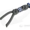 Chris Reeve Large Sebenza/Umnumzaan Lanyard Charcoal with Blue Dot Bead -Cheap Knife Accessories Store com 7110 1