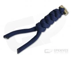 Chris Reeve Large Sebenza/Umnumzaan Lanyard Midnight with Gold Pin