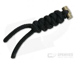 Chris Reeve Large Sebenza/Umnumzaan Lanyard Black with Gold Pin