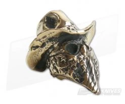 Lion Armory Cowboy Bead Brass