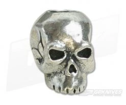 Schmuckatelli Classic Skull Bead Pewter