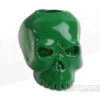 Schmuckatelli Classic Skull Bead Green Powder Coat Finish