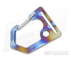 Tuff-Writer D22 Uncus Titanium Flamed Carabiner