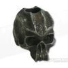 Schmuckatelli Cyber Skull Bead Black Oxidized Pewter -Cheap Knife Accessories Store cyb