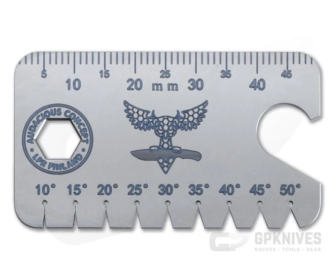 Audacious Concept Dog Tag Tool V3.0 Angle Finder Satin Titanium DT3-TIT-SATIN 4 Audacious Concept Dog Tag Tool V3.0 Angle Finder Satin Titanium DT3-TIT-SATIN - Image 2