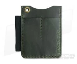 Hitch & Timber Duz All EDC Utility Wallet Antique Green Leather