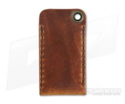 Hitch & Timber EDC Slip English Tan Leather -Cheap Knife Accessories Store edcslip et 2