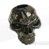 Schmuckatelli Emerson Skull Bead Hematite Plated Pewter -Cheap Knife Accessories Store eh 2